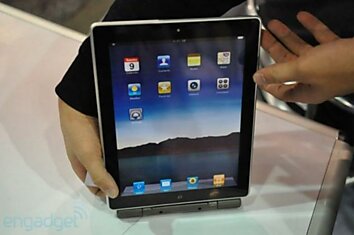 Макет iPad 2 на выставке CES