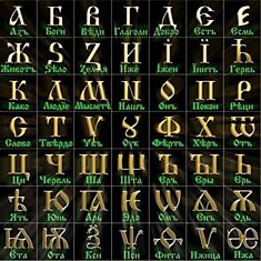 Русскому алфавиту более трех тысяч лет!