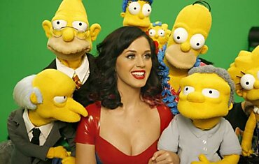 Кэти Перри (Katy Perry) в промофото с Симпсонами