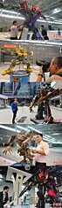 Chinese Fans created Transformers robots from junk