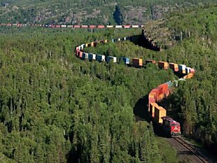 Канадская Тихоокеанская железная дорога (13 фотографий)