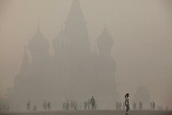 Фотографии выходных дней из Москвы.