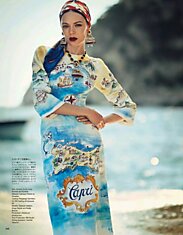Надя Бендер, Кинга Райзак и Далиана Арекион в фотосессии для японского Vogue