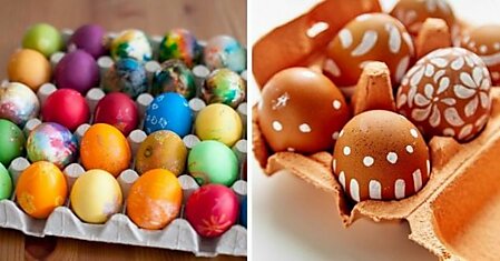 Как приготовить натуральные красители для яиц