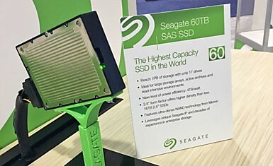 Seagate представила новый SSD объемом 60 ТБ