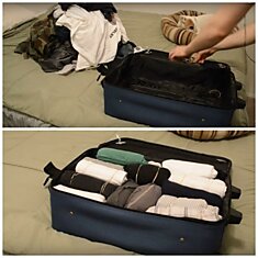 Как уместить в чемодан в два раза больше вещей