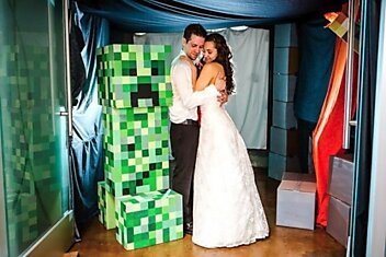 Свадебный Minecraft (63 фото)