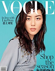 Коллекция японского модельера Гордон Лю Вэнь в февральском Vogue Japan