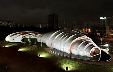 Каплевидный павильон The POD в Куала-Лумпуре