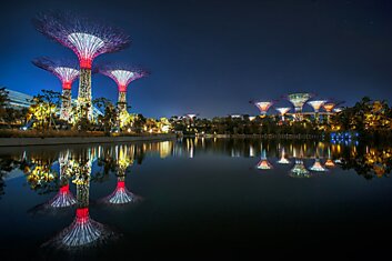 Сады у залива — лучший парковый комплекс в Сингапуре..