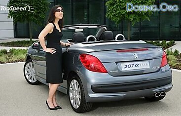 Купе-кабриолет Peugeot 207 CC и журнал ELLE