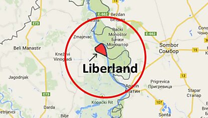 Жители микрогосударства Либерленда испытывают трения с полицией приграничной Хорватии