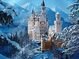 Один из красивейших замков Германии — Нойшванштайн.