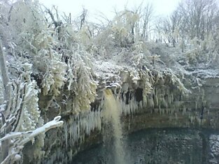 Водопад в Эстонии