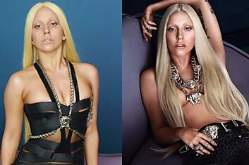 Леди Гага без ретуши: снимки летней рекламной кампании Versace без фотошопа