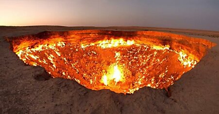 Дверь в ад – так называют это место, находящееся в Туркмении.