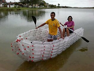 Под Петербургом построят экокатамаран из бутылок