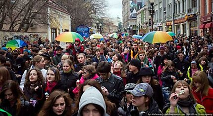 Мыльный день гнева в Москве