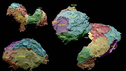 Ученые картографировали поверхность ядра кометы Чурюмова-Герасименко