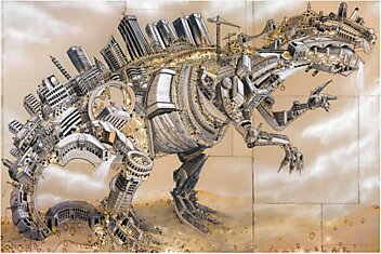 Динозавры-города в иллюстрациях Энди Консула (Andy Council)