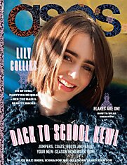 Лили Коллинз в журнале Asos