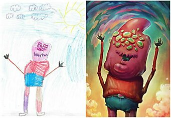 Художники со всего мира вдохнули жизнь в детские рисунки