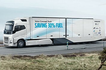 Концепт-грузовик Volvo позволит сократить расхода топлива на треть