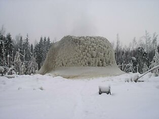 Ледяная семья в Эстонии