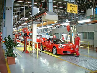 Фабрика по производству Ferrari