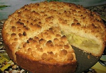 Песочный пирог с яблочной начинкой «Царский». Ради такого диету можно отложить!