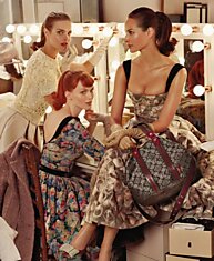 Карен Элсон, Кристи Тарлингтон и Наталья Водянова в рекламной кампании для Louis Vuitton