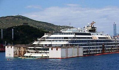 Costa Concordia: фотографии затонувшего судна