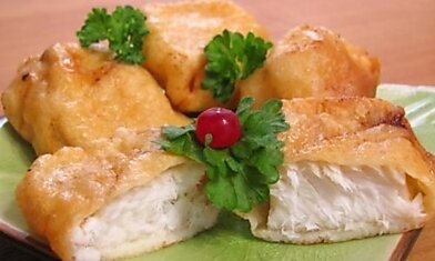 Рыба в кляре из крахмала и кукурузной муки