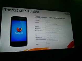 Mozilla анонсировала «25-долларовый смартфон»