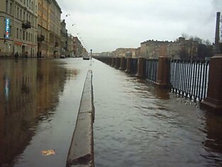 Затопленный Санкт-Петербург