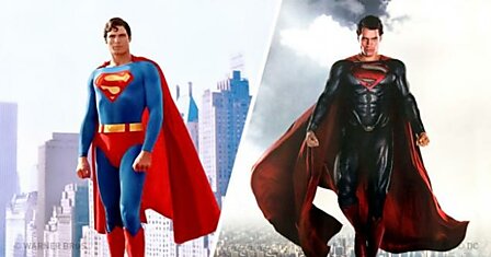 Знаменитые супергерои тогда и сейчас