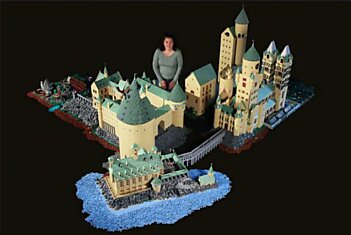 Замок из 400 тысяч деталей LEGO