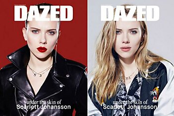Скарлетт Йоханссон - лицо с обложки нового весеннего номера журнала Dazed