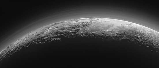 Панорама серпа Плутона