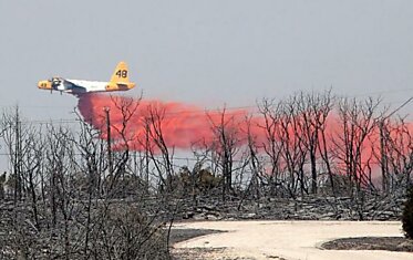 Пожары в Техасе и Оклахоме  (21 фотография)