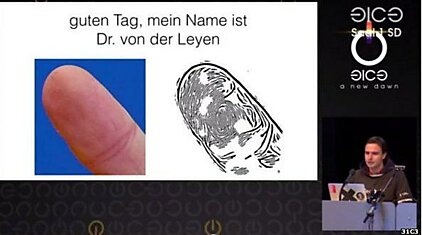 Специалисту удалось получить отпечаток пальца министра обороны Германии по фотографии