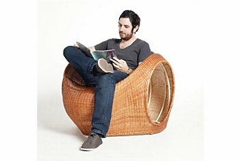 Экологичная мебель: кресло «Amalia» от Studio Eggpicnic - плетение ручной работы