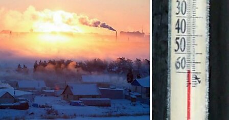 10 леденящих фотографий Якутии в обычный зимний день