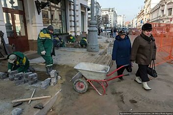 О пешеходных зонах в Москве (35 фото)