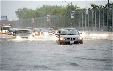 Серьезное наводнение в Торонто