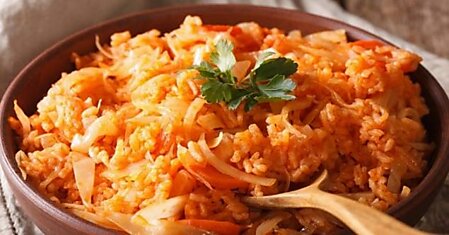 Как приготовить рис с капустой
