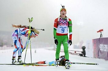 Дарья Домрачева завоевала три золотых медали на Олимпиаде в Сочи