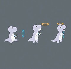Как динозаврику почесать свое ухо - решение найдено!