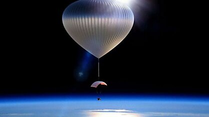 Первый полёт на космическом воздушном шаре