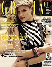 Нина Агдал на страницах французского журнала Grazia